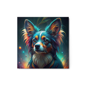 Metal Sketch - Papillon (Colorful Glow) 12" x 12"