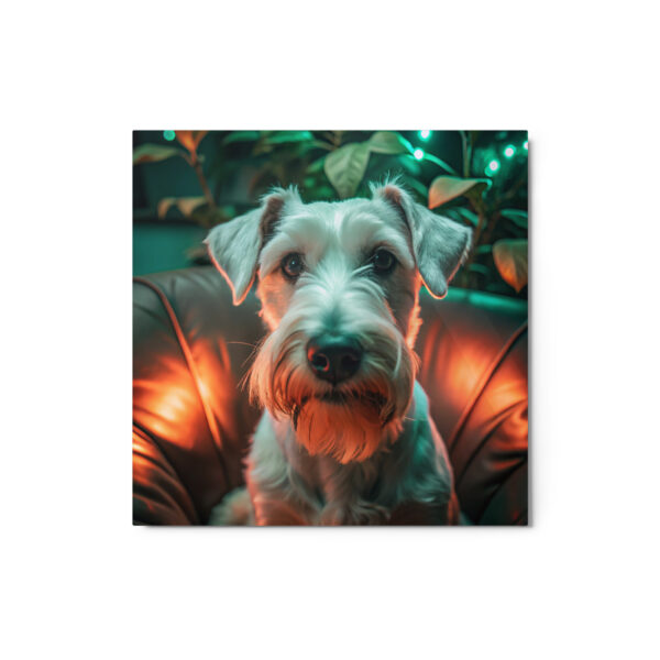 Metal Sketch - Sealyham Terrier (Realistic Glow) 12" x 12"