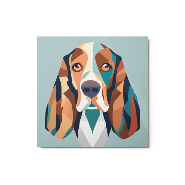 Metal Sketch - Welsh Springer Spaniel (Geometric Grace) 12" x 12"