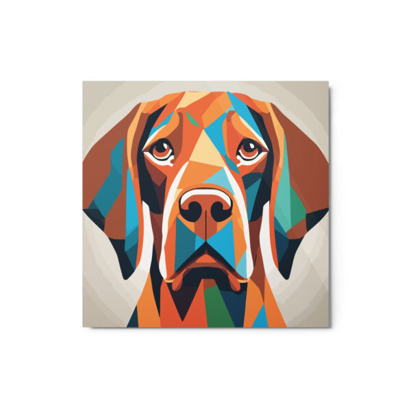 Metal Sketch - Vizsla (Geometric Grace) 12" x 12"