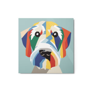 Metal Sketch - Sealyham Terrier (Geometric Grace) 12" x 12"