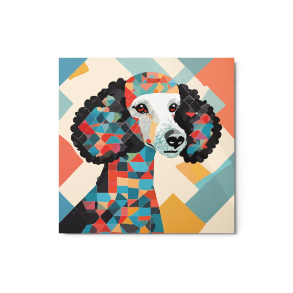 Metal Sketch - Poodle (Geometric Grace) 12" x 12"