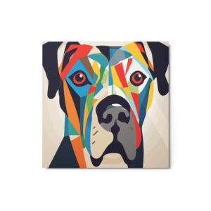 Metal Sketch - Pointer (Geometric Grace) 12" x 12"