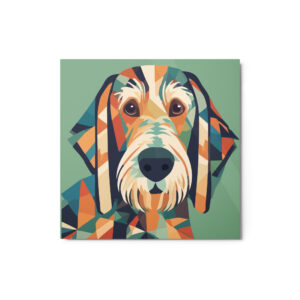 Metal Sketch - Otterhound (Geometric Grace) 12" x 12"
