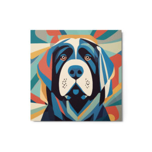 Metal Sketch - Newfoundland (Geometric Grace) 12" x 12"