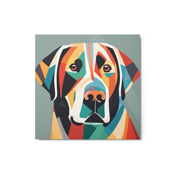 Metal Sketch - Labrador Retriever (Geometric Grace) 12" x 12"