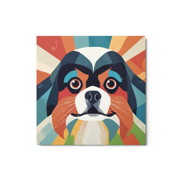 Metal Sketch - Japanese Chin (Geometric Grace) 12" x 12"