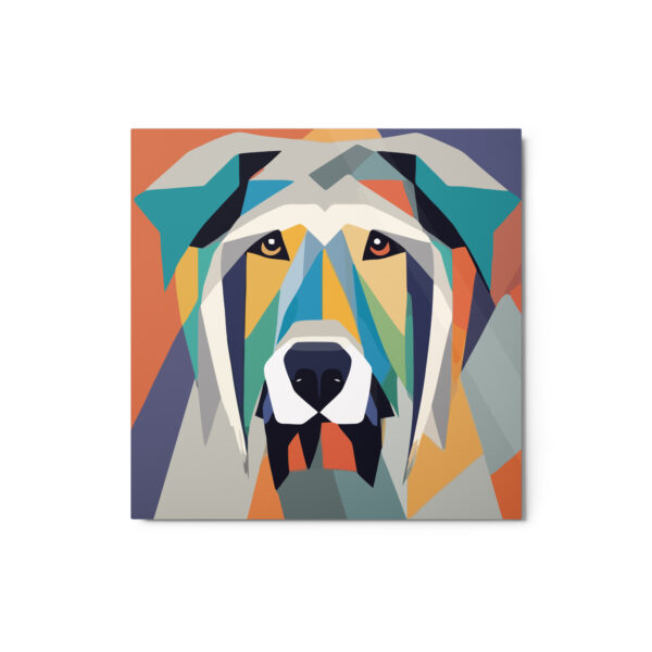 Metal Sketch - Irish Wolfhound (Geometric Grace) 12" x 12"