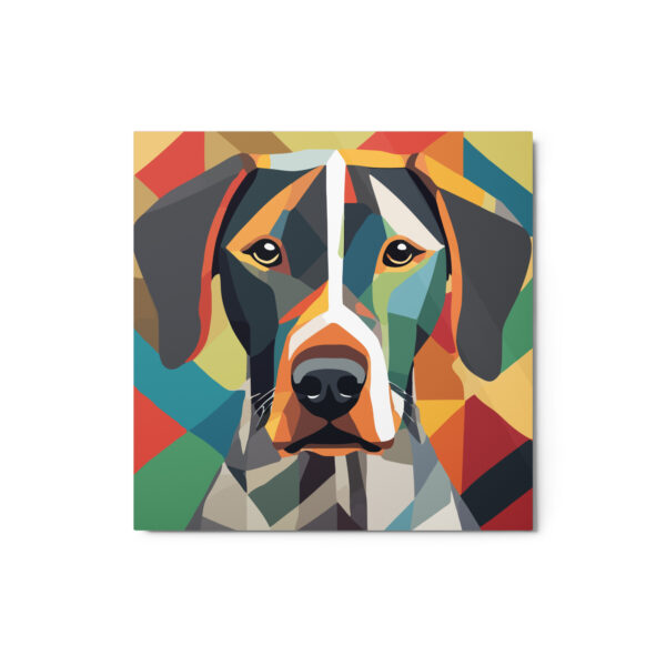 Metal Sketch - German Shorthaired Pointer (Geometric Grace) 12" x 12"