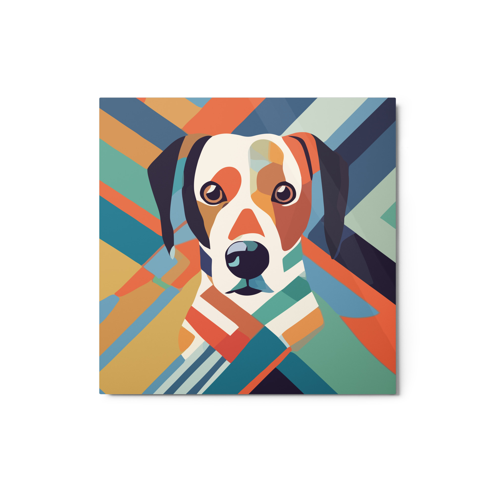 Metal Sketch - Brittany (Geometric Grace) 12" x 12"