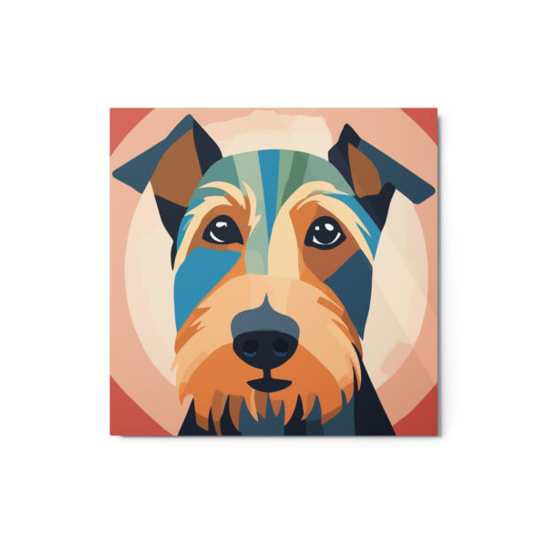 Metal Sketch - Australian Terrier (Geometric Grace) 12" x 12"