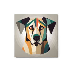 Metal Sketch - Anatolian Shepherd (Geometric Grace) 12" x 12"