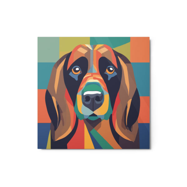 Metal Sketch - Field Spaniel (Geometric Grace) 12" x 12"