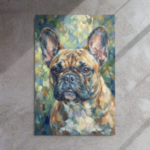Metal Sketch - French Bulldog - 24" x 36"