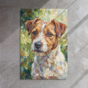 Metal Sketch - Jack Russell Terrier - 24" x 36"