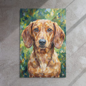 Metal Sketch - Dachshund - 24" x 36"