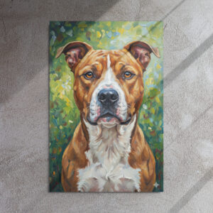 Metal Sketch - American Pit Bull Terrier - 24" x 36"