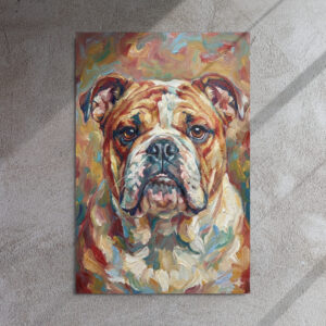 Metal Sketch - Bulldog - 24" x 36"
