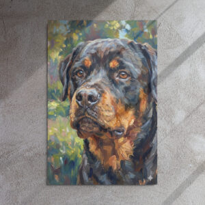 Metal Sketch - Rottweiler - 24" x 36"