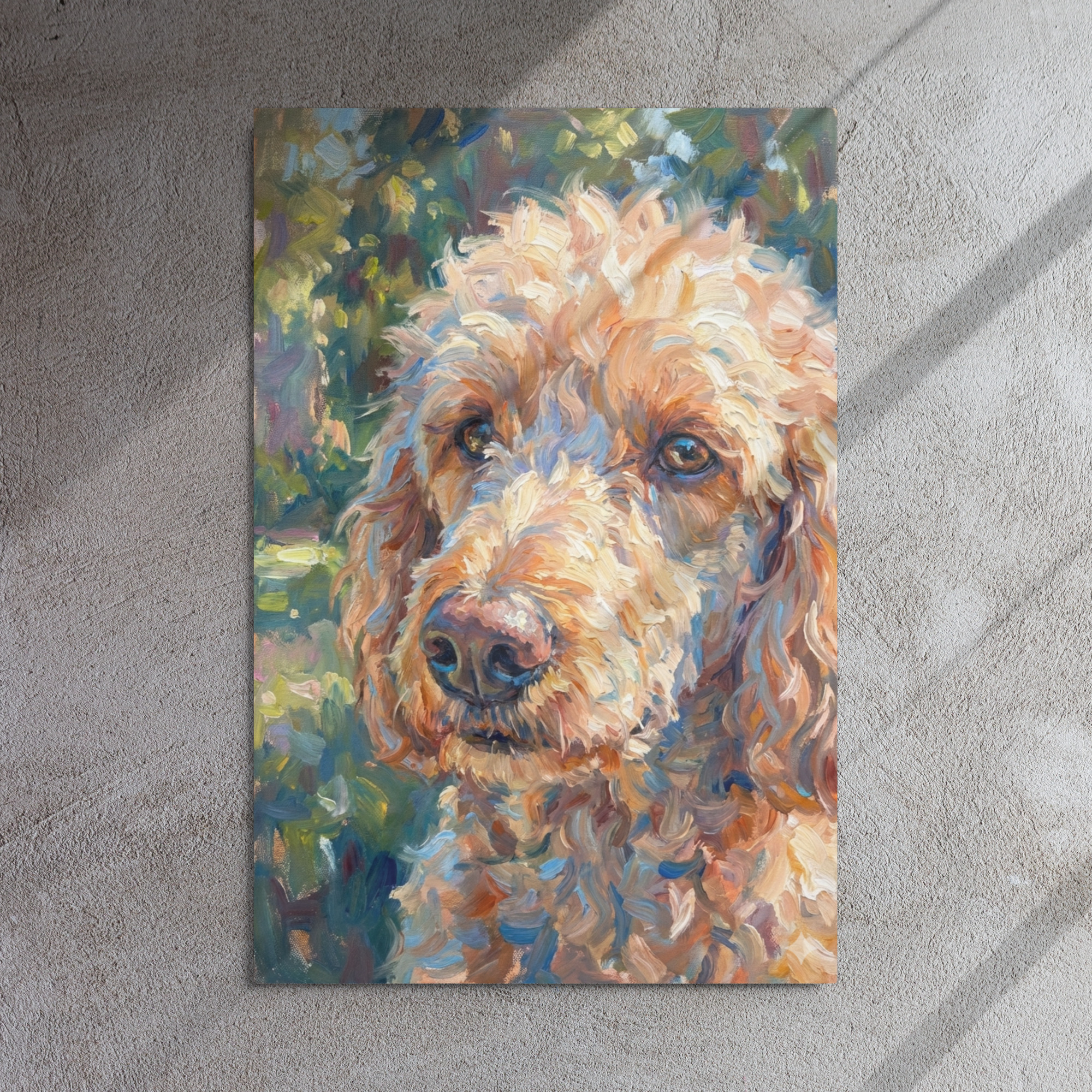 Metal Sketch - Poodle - 24" x 36"