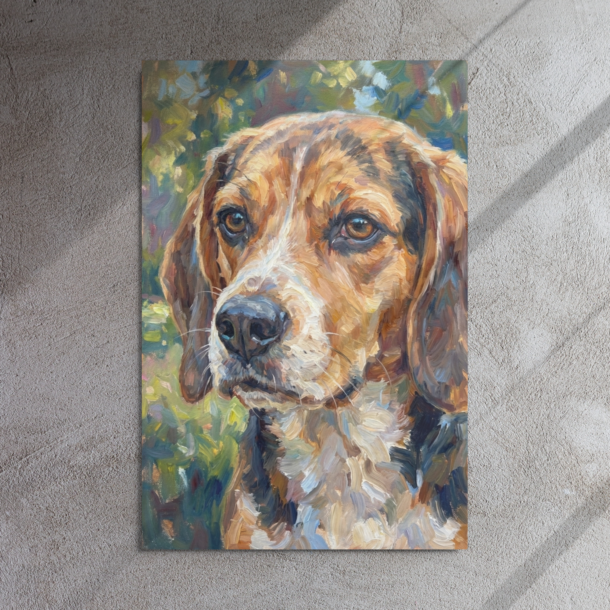 Metal Sketch - Beagle - 24" x 36"