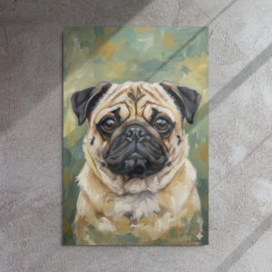 Metal Sletch - Pug - 24" x 36"