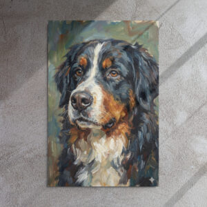 Metal Sketch - Bernese Mountain Dog - 24" x 36"